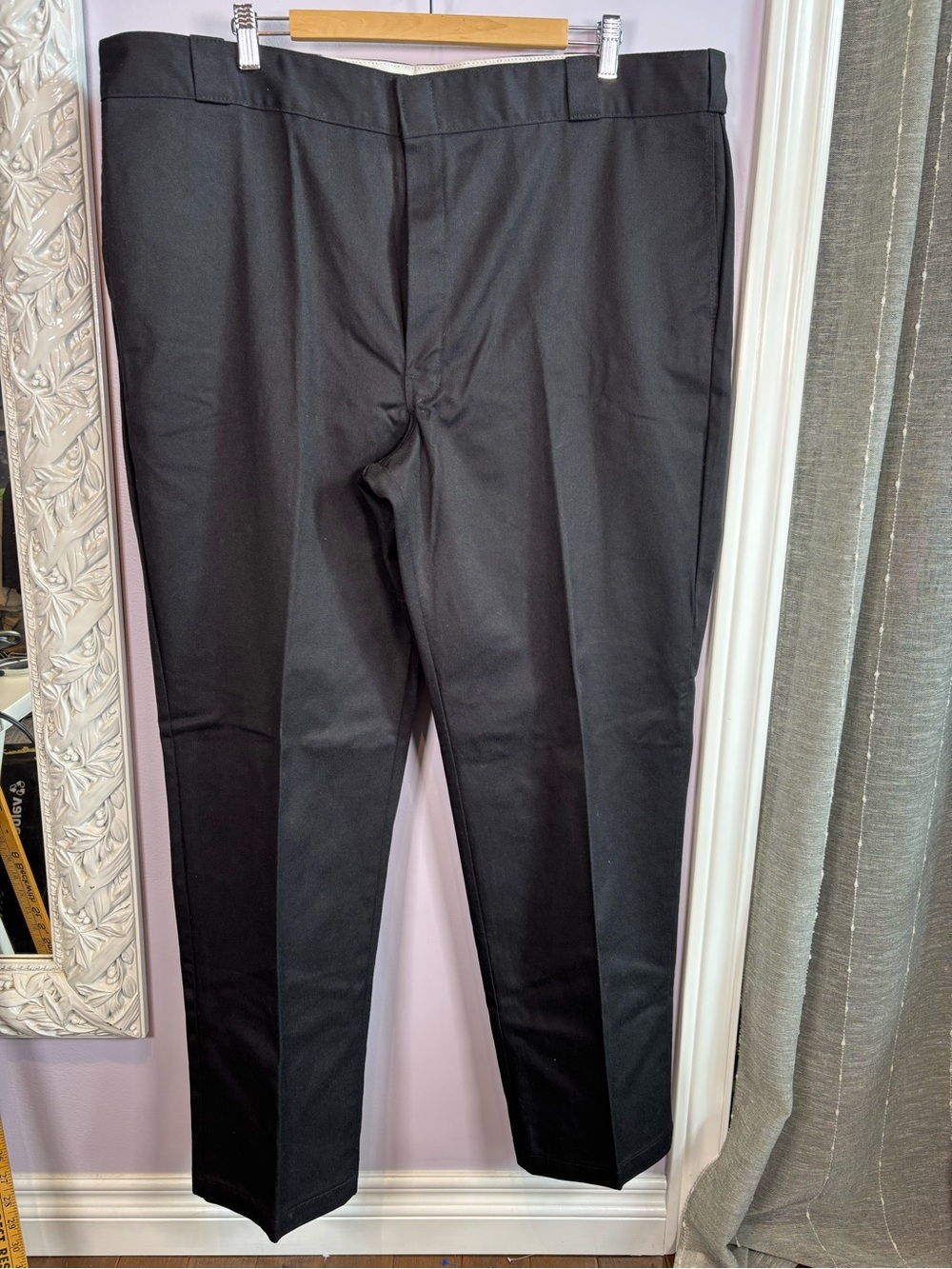 Dickies Black Men's Work Pants - Classic Straight Original Fit 874 Size 44/32